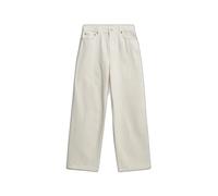 High-Waisted Wide Leg Jeans for Women Superdry Blanc 26x32