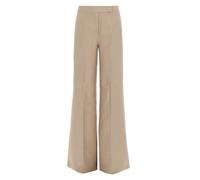 High-Waisted Wide-Leg Trousers - female - Max Mara - Wide Trousers - Beige - 2XS - Trousers 2XS