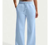 High-waisted women's joggers Nike Phoenix Fleece Bleu 2XL