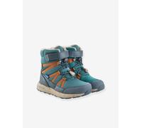 High winter boots for children KARI FINKID petrol blue