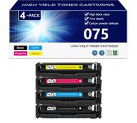 High Yield 075 Toner Cartridge Replacement for Canon i-Sensys MF664Cdw MF667Cdw LBP646Cdw LBP647Cdw MF664Cdw MF667 Cdw MF665Cdw MF663Cdw MF662Cdw Printers, 1400 Page, Crisp Black Prints,BCMY-1 pack