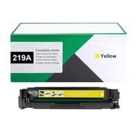 High Yield 219A Toner Cartridges Replacement For HP 219A W2190A W2191A W2192A W2193A For HP Color LaserJet Pro 3202dn 3202dng Pro 3202dw MFP 3302fdn 3302fdw 3302fdw 3302sdw Printers,Yellow-1 Set