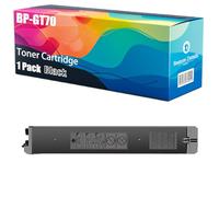 High Yield BP-GT70 BP-GT70BA BP-GT70CA BP-GT70MA BP-GT70YA Toner Cartridge Compatible for Sharp BP-50C26 BP-50C31 BP-50C36 BP-50C45 BP-50C55 Printers, Unleash High-Definition Printing (Black)