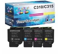 High Yield C310 C315 Toner Cartridges 006R04368 006R04369 006R04370 006R04371 Compatible For Xerox C310 C310DNI C310DNIM C315 C315DNI Printers, 5500-8000 Pages,4 Colors-1 Set