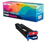 High Yield C911dn 45103716 45103715 45103714 45103713 Image Drum Unit Compatible for OKI C911dn C931 C931dn Printer, Unleash High-Definition Printing, Achieving 40000 Pages (Magenta)
