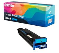 High Yield C911dn 45103716 45103715 45103714 45103713 Image Drum Unit Compatible for OKI C911dn C931 C931dn Printer, Unleash High-Definition Printing, Achieving 40000 Pages (Cyan)