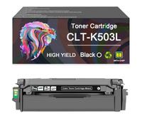 High Yield CLT-K503L CLT-C503L CLT-M503L CLT-Y503L Toner Cartridge (Black) | Compatible for Samsung SL-C3010ND SL-C3060FR SL-C3060ND Printers,Clearly Print,with Chips