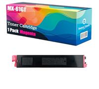 High Yield MX-61GT MX-61GTBA CA MA YA Toner Cartridge Compatible for Sharp MX-2630N MX-2651 MX-3050 MX-3051 MX-3061 MX-3071 MX-3550V MX-3551 Printer, Unleash High-Definition Printing (Magenta)