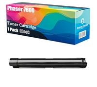 High Yield Phaser 7800 106R01569 106R01566 106R01567 106R01568 Toner Cartridge Compatible for Xerox Phaser 7800 7800DN 7800DX 7800GX Printer, Unleash High-Definition Printing (Black)