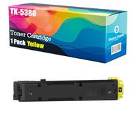 High Yield TK-5380 TK-5380K C M Y Toner Cartridge Compatible for Kyocera ECOSYS MA4000cifx MA4000cix PA4000cx Printer, Unleash High-Definition Printing, Achieving 13000 Pages (Yellow)