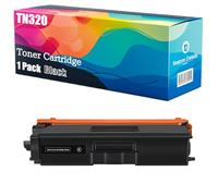 High Yield TN320 TN320BK TN320C M Y Toner Cartridge Compatible for Brother DCP-9050CDN DCP-9055CDN DCP-9055CDW DCP-9270CDN HL-4140CN HL-4150CDN HL-4570CDW HL-4570CDWT MFC-9460CDN Printer (Black)