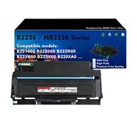 High Yield Toner Cartridge B222000 B222H00 for Lexmark B2236 B2236dw MB2236 MB2236adw MB2236i with Optional Drum Unit B220Z00 20000 Pages Mono A4 Laser Printer
