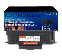 High Yield Toner Cartridge B222000 B222H00 for Lexmark B2236 B2236dw MB2236 MB2236adw MB2236i with Optional Drum Unit B220Z00 20000 Pages Mono A4 Laser Printer