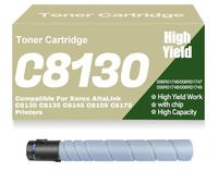 High Yield Toner Cartridges Compatible for Xerox AltaLInk C8130 C8135 C8145 C8155 C8170 Printers High Capacity 006R01746 006R01747 006R01748 006R01749 Toner,C8130-Cyan