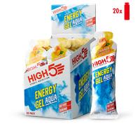 High5 Aqua Energy Gel Orange 66g - Case of 20 [Best Before: 31/10/2025]