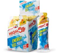 HIGH5 Aqua Running Gels Energy Orange 20 x 66g Quick Release Sports Nutrition