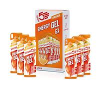 HIGH5 Energy Gels - Quick Release Sports Gels to Power Muscles for Peak Performance - Natural Fruit Juice & Caffeine-Free - On The Go Energy Boost for Running, Cycling and Endurance (Orange, 6 x 40g)