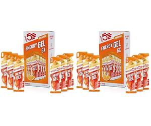 HIGH5 Carbohydrate Gels - Running Supplements for Fast Energy - Natural Fruit Juice & Caffeine-Free - Muscle Gel Endurance Fuel for Cycle Nutrition & Energy Gels for Hiking (Orange, 6 x 40g)