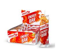 HIGH5 Energy Bars - High Carb Energy Bars for Running, Cycling & Hiking - Vegan Oat Bars with Real Fruits - Healthy Snacks for Adults - Snack Bars Multipack for Training & Racing (12x55g, Peanut)