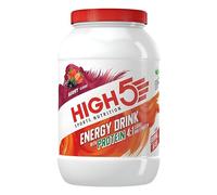 HIGH5 Energy Drink with Protein, Carbohydrates & Electrolytes, Berry, 1.6kg | 4:1 Carbohydrate and Whey Protein Blend. Helps Maintain Energy for Running and Cycling with 34 Servings.