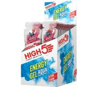 HIGH5 Energy Gel Aqua - Quick Release Sports Gels to Power Muscles for Peak Performance - Natural Fruit Juice & Caffeine-Free - Energy Boost for Running, Cycling and Endurance (Berry, 20 x 66g)