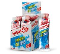 HIGH5 Energy Gel Aqua - Quick Release Sports Gels to Power Muscles for Top Performance - Natural Fruit Juice & No Caffeine - On The Go Energy Boost for Running, Cycling and Endurance (Berry, 20 x 66g)