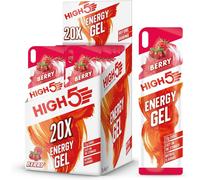 HIGH5 Energy Gel Quick Release Energy On The Go (20 x 40g Sachets) (Berry)