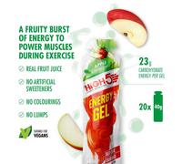 High5 Energy Gels Box Apple 40g 20 Units One Size White / Red