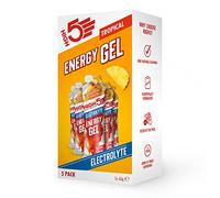 HIGH5 Energy Gels with Electrolytes - Quick Release Sports Gels for Peak Performance - Natural Fruit Juice & Caffeine-Free - Energy Boost for Running, Cycling, Endurance (Tropical, 5 x 60g)