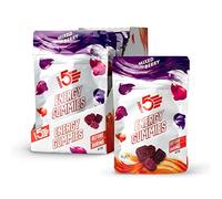 HIGH5 Energy Gummies - Quick Release Carbohydrate Supplements for Running, Cycling, Hiking - 10x26g Portable Resealable Pouches - Natural Vegan Energy Chews with Electrolytes & Vitamin B6, Mixed Berry