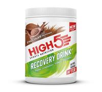 HIGH5 Recovery Drink - Carbohydrate and Whey Protein Powder (20g) for Muscle Recovery with Electrolytes Powder - Fast-Absorbing Post Workout Shake (Chocolate Milkshake, 450g - 9 Servings)