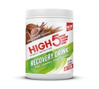 HIGH5 Recovery Drink, Protein Powder & Electrolytes, Chocolate,450g | Fast-Absorbing Post Workout Shake with 20g Whey Protein, Carbohydrates and 9 Servings for Muscle Recovery.