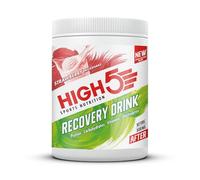 HIGH5 Recovery Drink - Carbohydrate and Whey Protein Powder (20g) for Muscle Recovery with Electrolytes Powder - Fast-Absorbing Post Workout Shake (Strawberry Milkshake, 450g - 9 Servings)