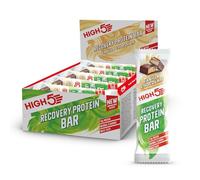 HIGH5 Recovery Protein Bars for Muscle Recovery, Vanilla Chocolate, 12x50g