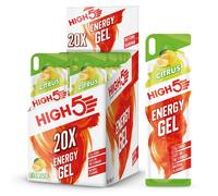 HIGH5 Running Gels Carbohydrate Supplements for Quick Energy Release Natural