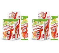 HIGH5 Running Gels - Carbohydrate Supplements for Quick Energy Release - Natural Fruit Juice & Caffeine-Free - Instant Energy Boost for Running, Cycling Nutrition & Endurance Sports (Citrus, 20 x 40g)