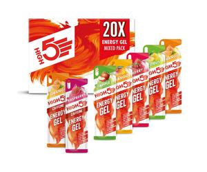 HIGH5 Sport Gel Running Pack - Energy Sachets for Quick Fuel - Natural Fruit Juice & Caffeine-Free - Perfect for Intense Training: Running, Cycling,
