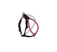 High5Dogs, Ergonomic Dog Harness, Lightweight and Durable, Adjustable from 29 to 37 cm, Modern and Elegant Design, Pink, Size XXS, Leisure Rope Model