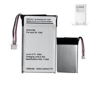 HIGHAKKU Replacement Battery 616-0159 Compatible with MP3 Player Music Player Apple iPod 3rd Generation, 10GB, 15GB, 20GB, 30GB, 40GB, 3G, 3rd Generation, 3, A1040