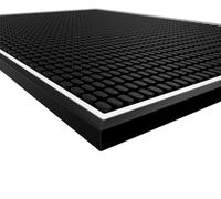 Highball & Chaser Premium Bar Mat 45cm x 30cm x 1cm Thick Durable and Stylish Service Bar Mat for Spills, Bars, Restaurants, Counter Top Dish Drying Mat, Glass Drying Mat