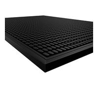 Highball & Chaser Premium Bar Service Mat - 45cm x 30cm x 1cm Thick, Durable and Stylish for Spills, Restaurants, Counter Top Dish and Glass Drying