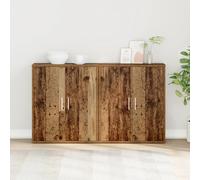 Highboard 2 pcs Old wood 60 x 31 x 70 cm Engineered wood