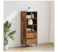 Highboard 40x36x110cm Old Wood Engineered Wood Modern Storage with Drawer 60kg.