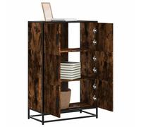 Highboard 68X35X106.5 Cm Engineered Wood And Metal