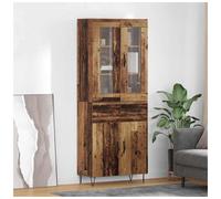 vidaXL Highboard Old Wood 69.5 x 34 x 90 cm Engineered Wood