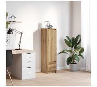 Highboard Artisan Oak 29.5x34x119.5cm Engineered Wood 1 Door 1 Drawer for Dining