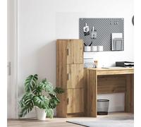 vidaXL Highboard Artisan Oak 31.5 x 32 x 122.5 cm, Brown