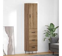 vidaXL Highboard Artisan Oak 34.5 x 34 x 90 cm Engineered Wood