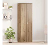 Highboard Artisan Oak 60x35x180cm Engineered Wood Old Wood Finish Storage Shelf