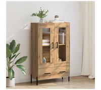 vidaXL Highboard Corona Artisan Oak 69.5 x 31 x 115 cm Engineered Wood